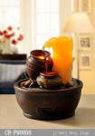 Handicraft Candle Quiet Indoor Water Fountain