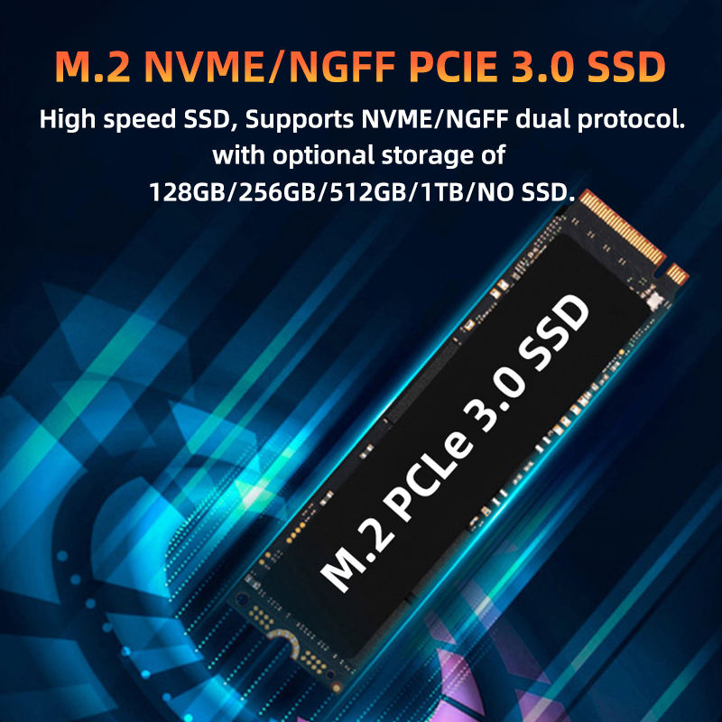 AMD Ryzen 7 5800H 4700U 4K HTPC Desktop Computer Radeon Graphics 7 Core Win10 Win11 Pro Linux WiFi6 Business Computer
