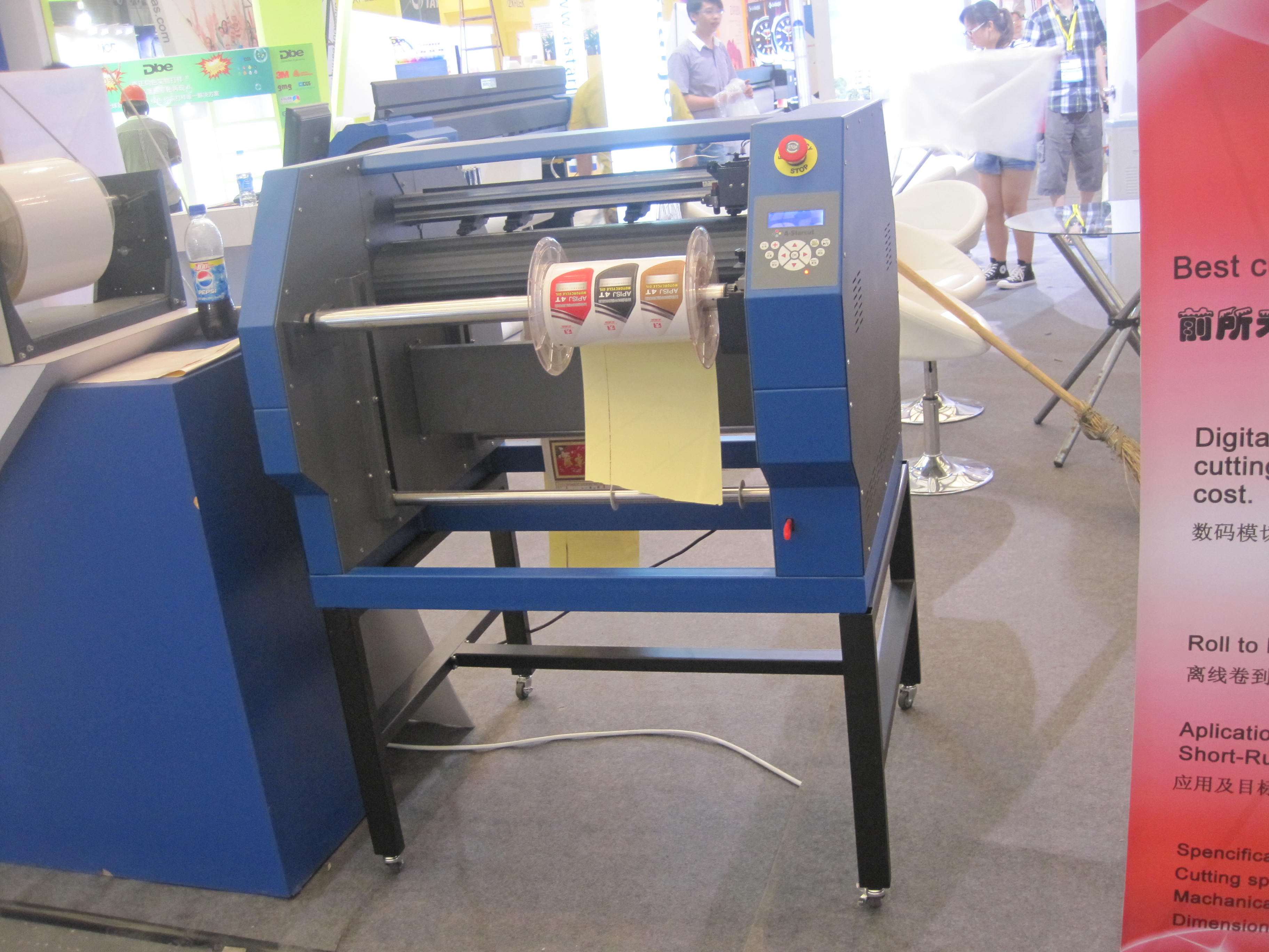 A-starjet Starcut Roll To Roll label Digital Cutter For Label Cutting
