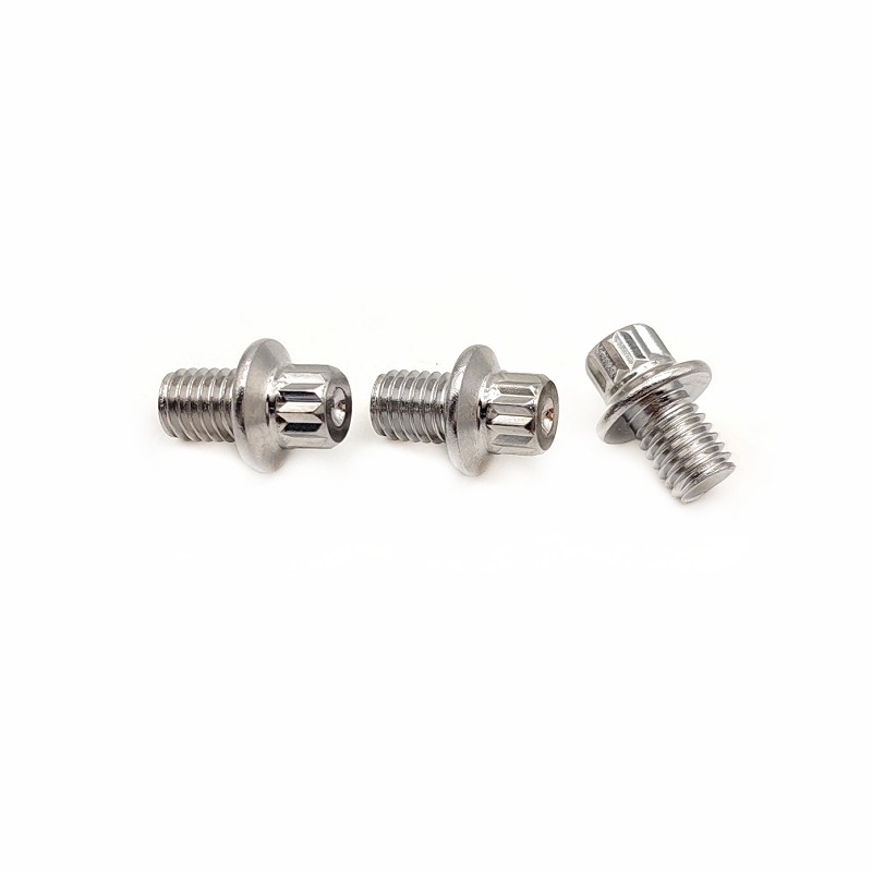 Non Standard Flange External Hexagon Screws Aluminum Pedal Nails Corrosion Resistance