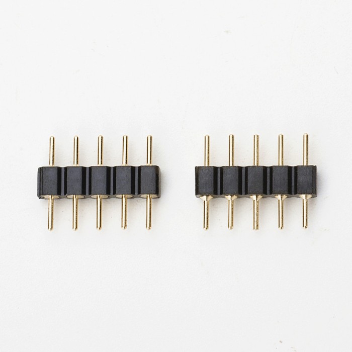 Single Row 2.0MM Pitch 1 X 5Pin Pin Header Vertical DIP Full Gold Connector
