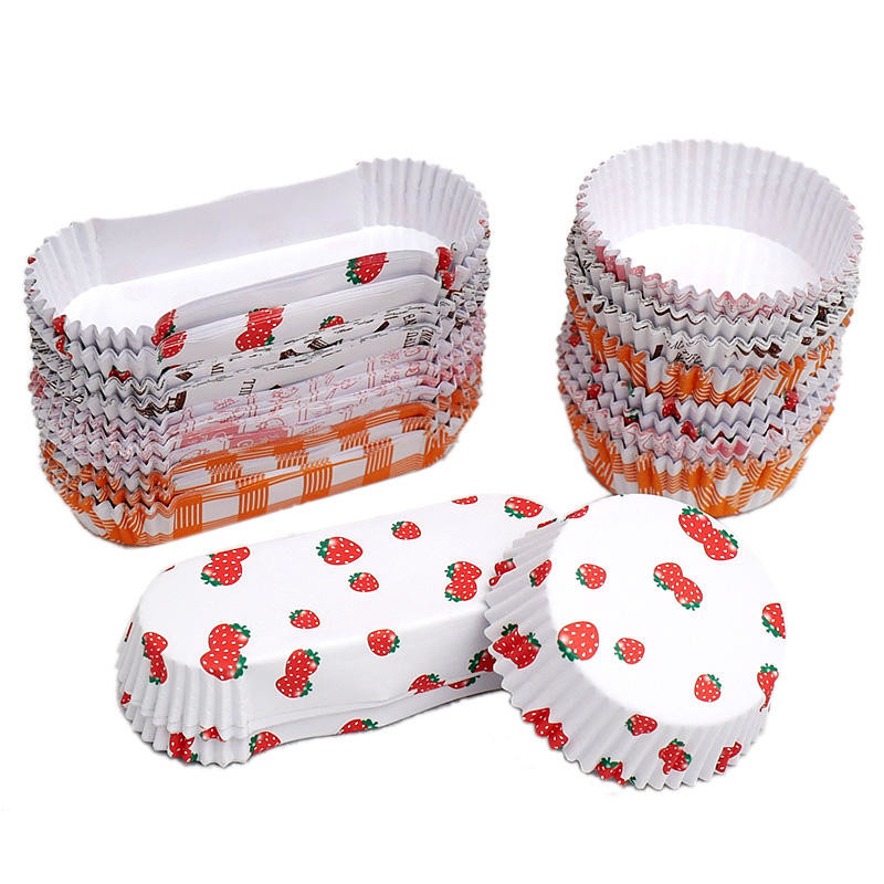Good quality Cake paper package easy to take printed brown kraft paper cake boxes with handle