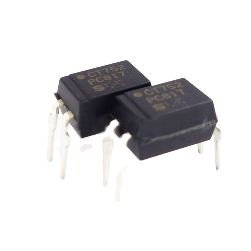 Sensor Connectors High output current capacity Optocoupler PC817C SHARP DIP 4 Wide operating frequency