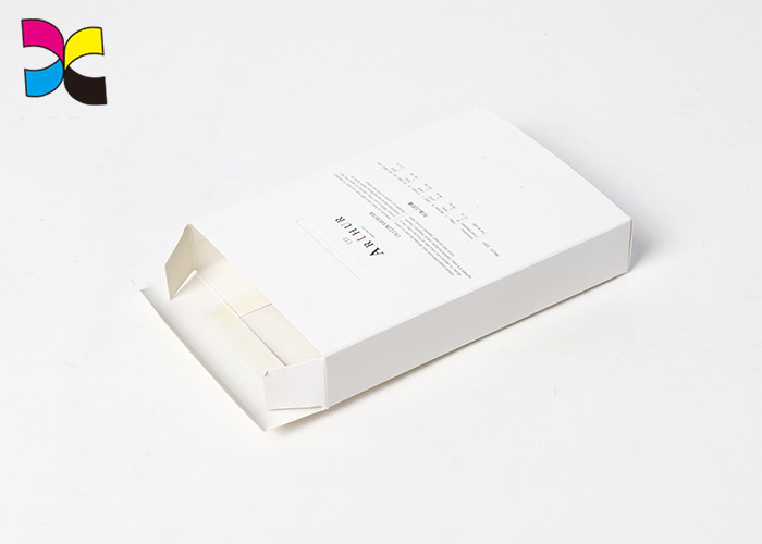 White Card Custom Printed Packing Boxes , Simple Pet Window Small Plain Gift Boxes