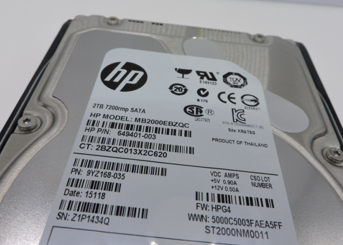 High Durability HP Hard Disk 507632-B21 508040-001 SATA 2TB 1 Year Warranty