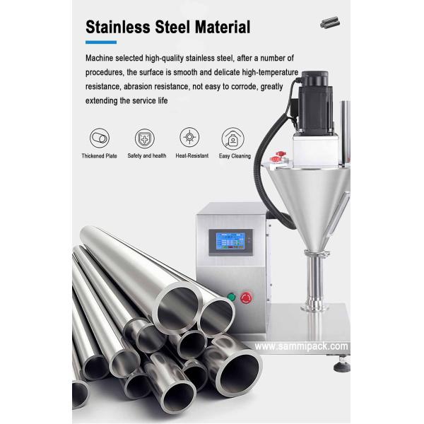 Semi-Auto 5g to 5L Milk Powder Spice Auger Filler Jar Can Coffee Machine 200ml and 500ml Volume Options for Bottles