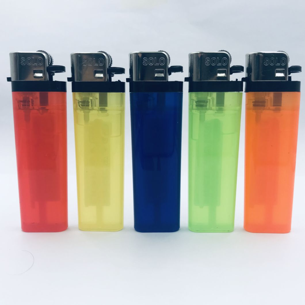 The Best-Seller Transparent Plastic Disposable Flint Lighter of Chinese Lighter Manufacturer