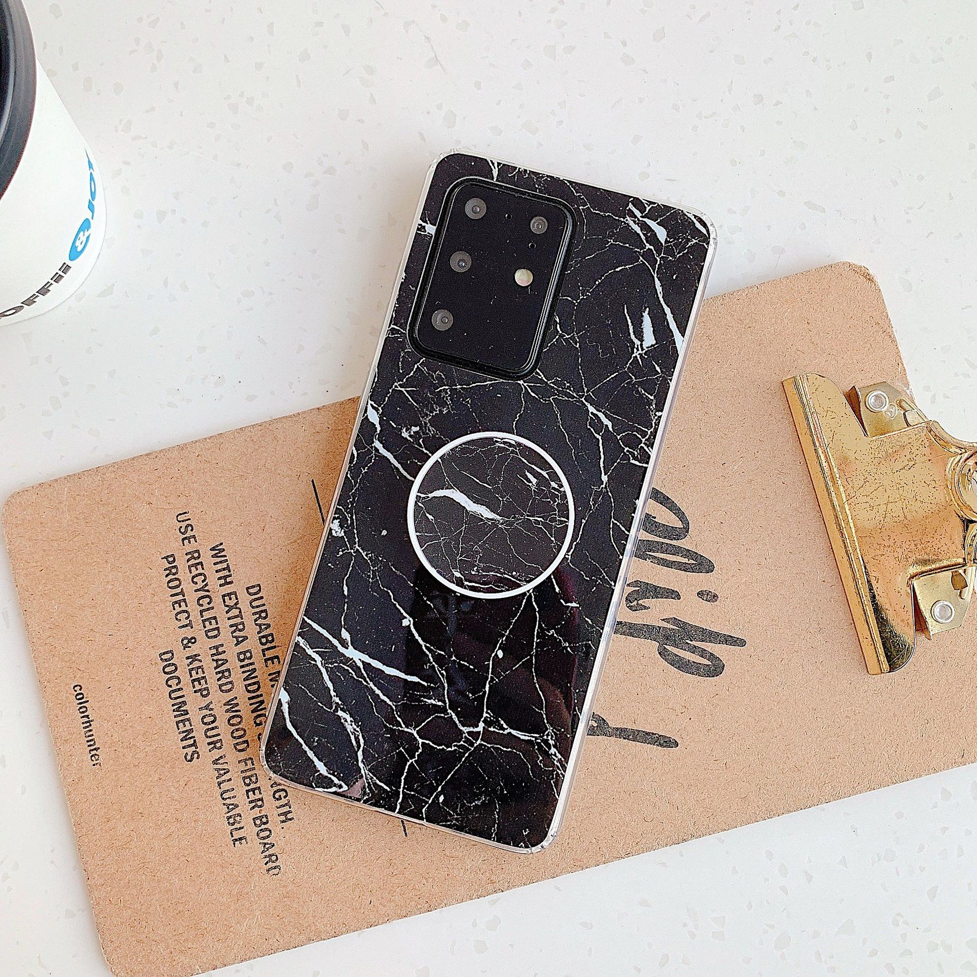 Foldable Phone Cover Stand Bracket Phone Case for Samsung Galaxy S21