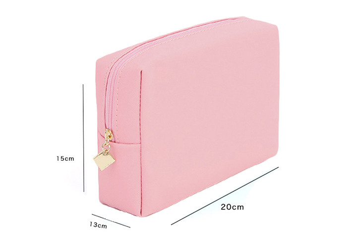 Small Zippered Cosmetic Bag , Zipper Pouches For Makeup With Low Moq Support
