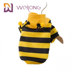 Buy cheap Apis Florea Pet Clothing Strip Bee Funny Costume Dog Hoodie Clothes product
