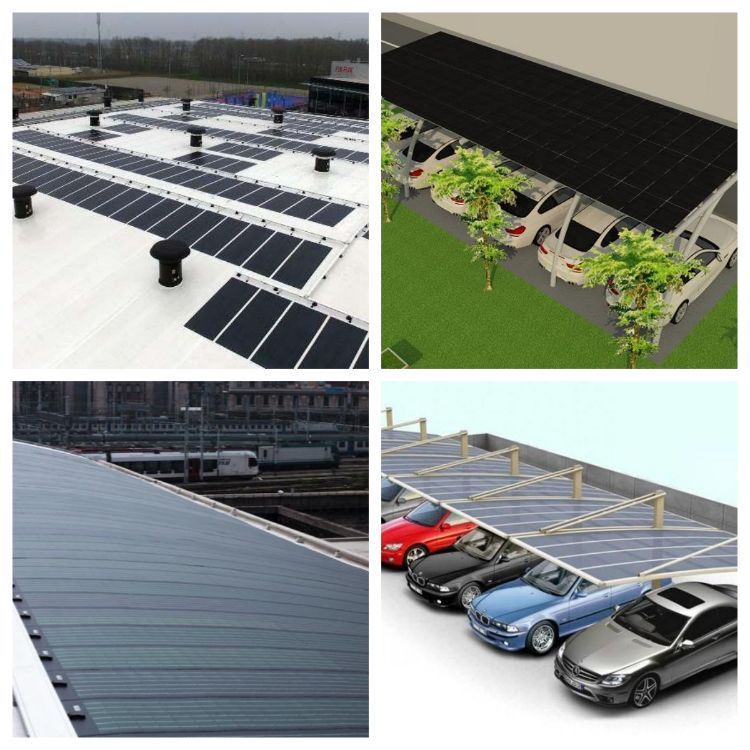 High Efficiency 100W Pet Flexible Solar Panel Lightweight 200W PV Module for RV Boat Roof 200W Power