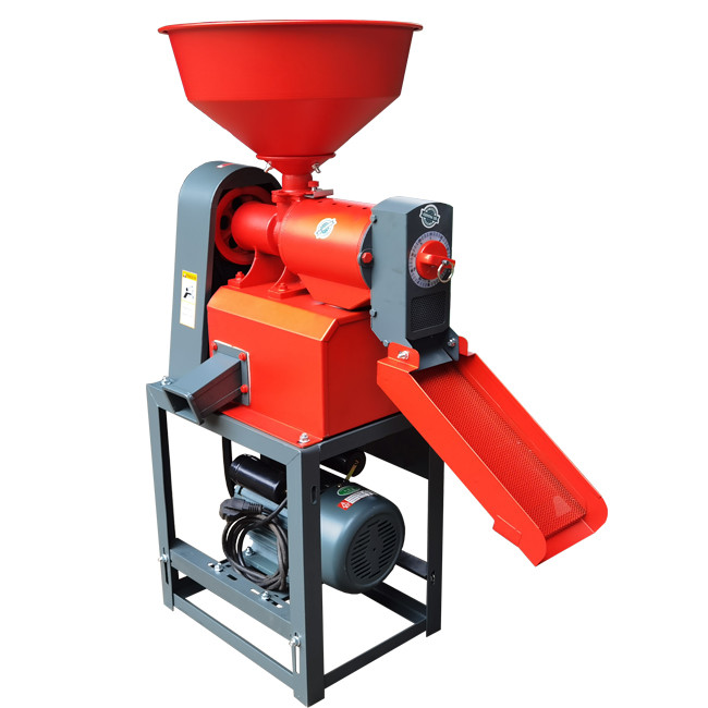 220V 3HP Mini Rice Mill Corn Shucking Machine Shelling Rate Over 95%