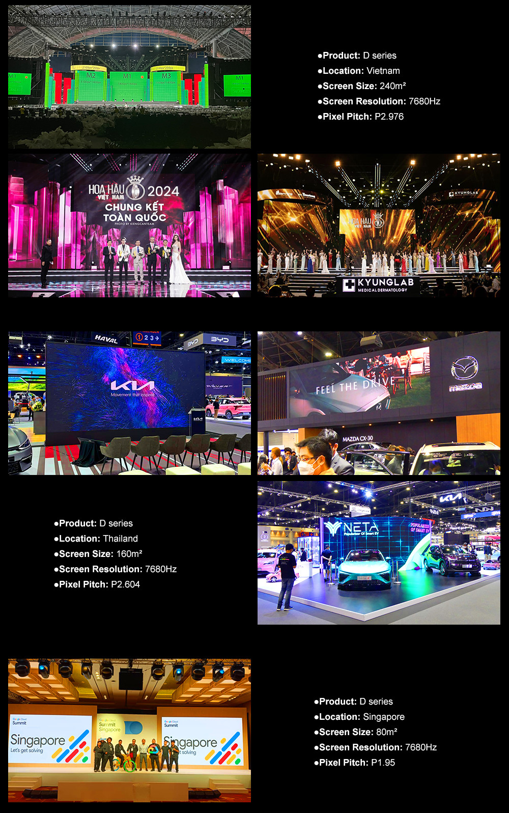 Waterproof 500x500 full color p3.91 p1.56 P2.604 7680hz panel indoor outdoor display wall stage rental led screen