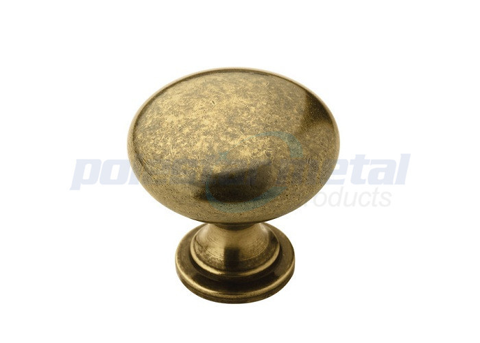 Delicate Mushroom Drawer Knob 1 1/4 Inch Polished Chrome For Wardrobe
