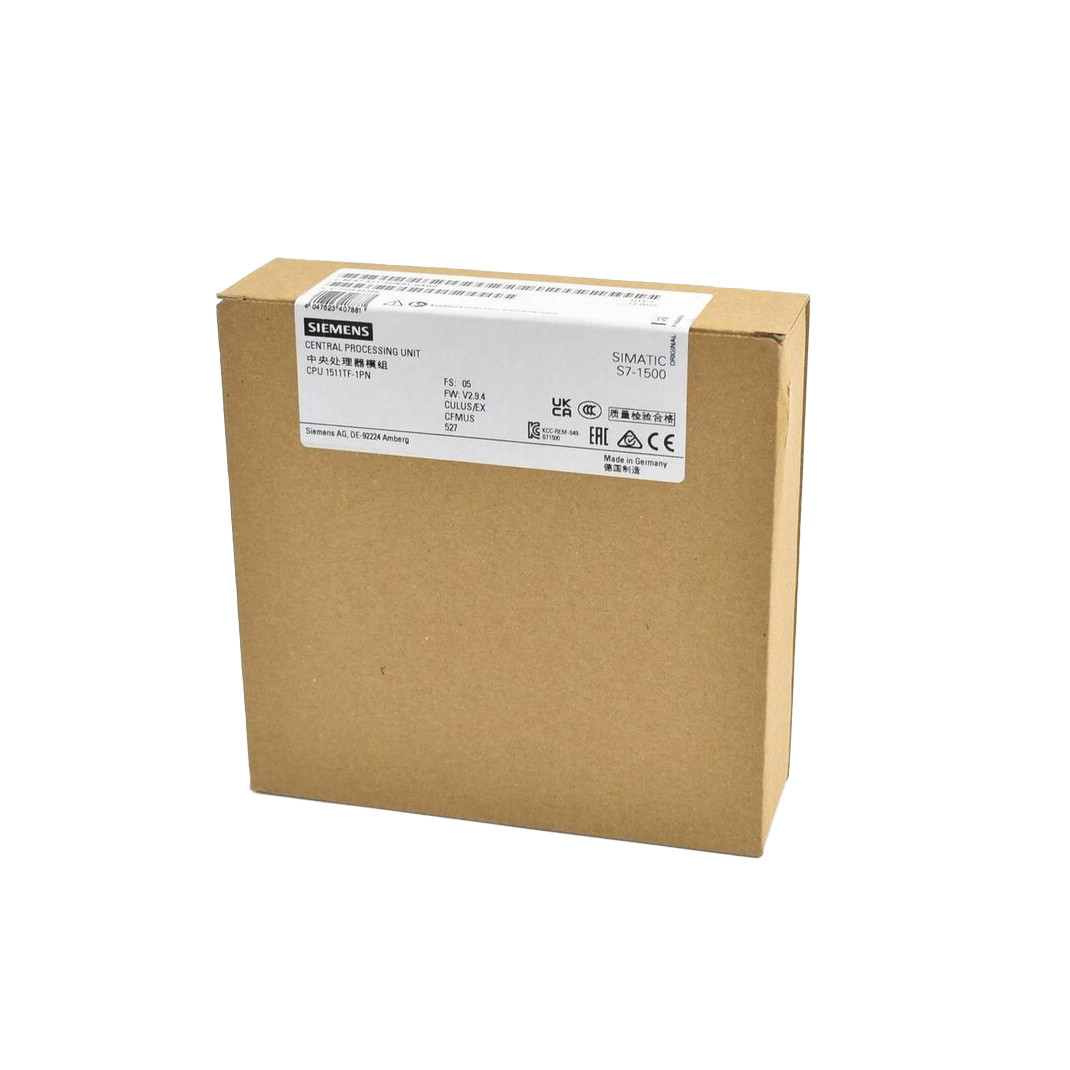 SIEMENS PLC SIMATIC S7-1500 CPU 1511TF-1 PN 6ES7511-1UK01-0AB0 MEMORY CARD REQUIRED