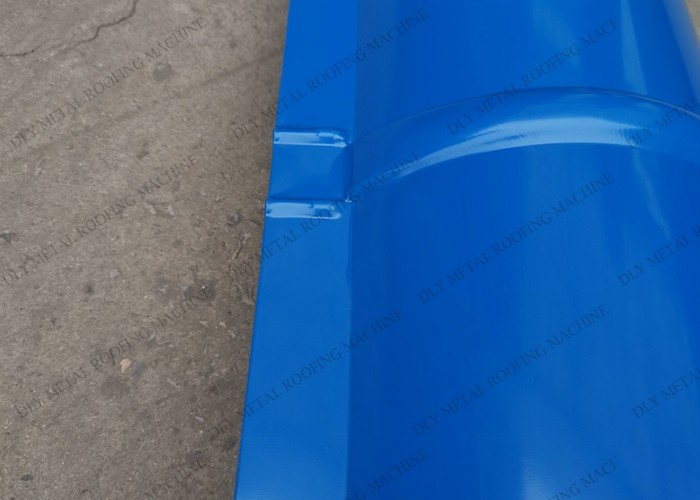 10KW Metal Roof Ridge Cap Roll Forming Machine 1.25m Ridge Roof Tile Roll Former