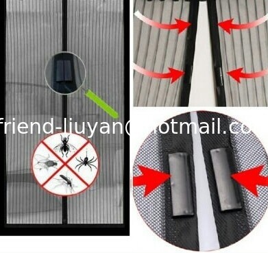 Easy Access and Bug Protection with Magnetic Mesh Door Curtain