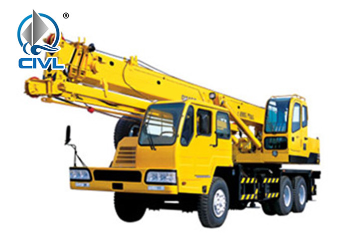 Yellow Telescopic Boom Truck Mounted Crane New Small Hydraulic Truck Crane Wheel 12 Ton Mobile Crane For Sale