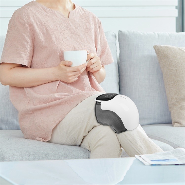 Rechargeable Heated Vibration Knee Massager Arthritis Knee Infrared Therapy 3000mAh