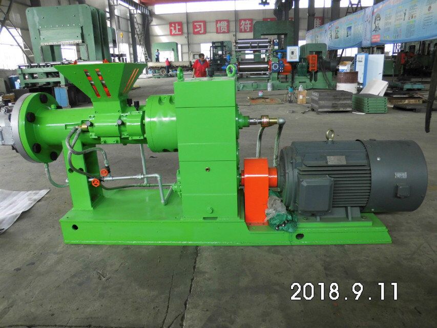 90mm Screw Diameter Hot Feed Rubber Extruder for Rubber Product Extrusion Machine