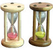 Spruce Wood Dry Steam Room Equipment Sand Timer / Bucket Simple Design