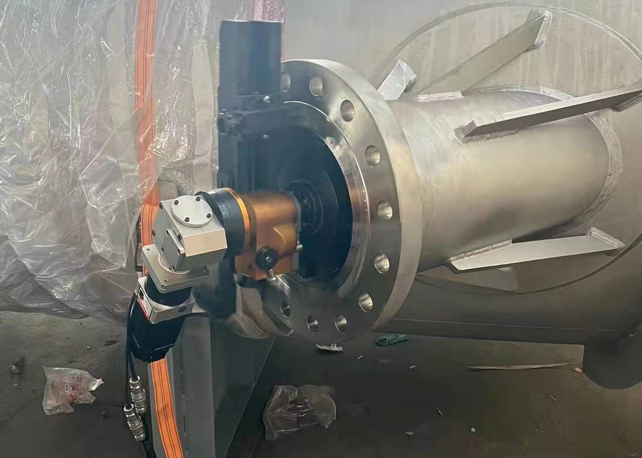 Heat Exchanger Flange Facing Machine Portable Seal Groove Flange Facer