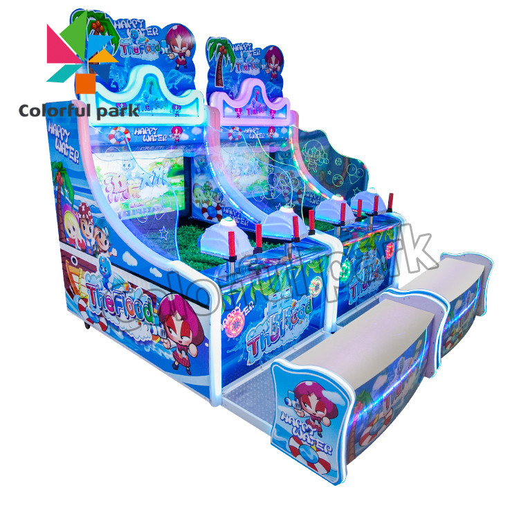 Water Shooting Kid Arcade Machine , Frozen Sharp Stand Up Arcade Machine Acrylic