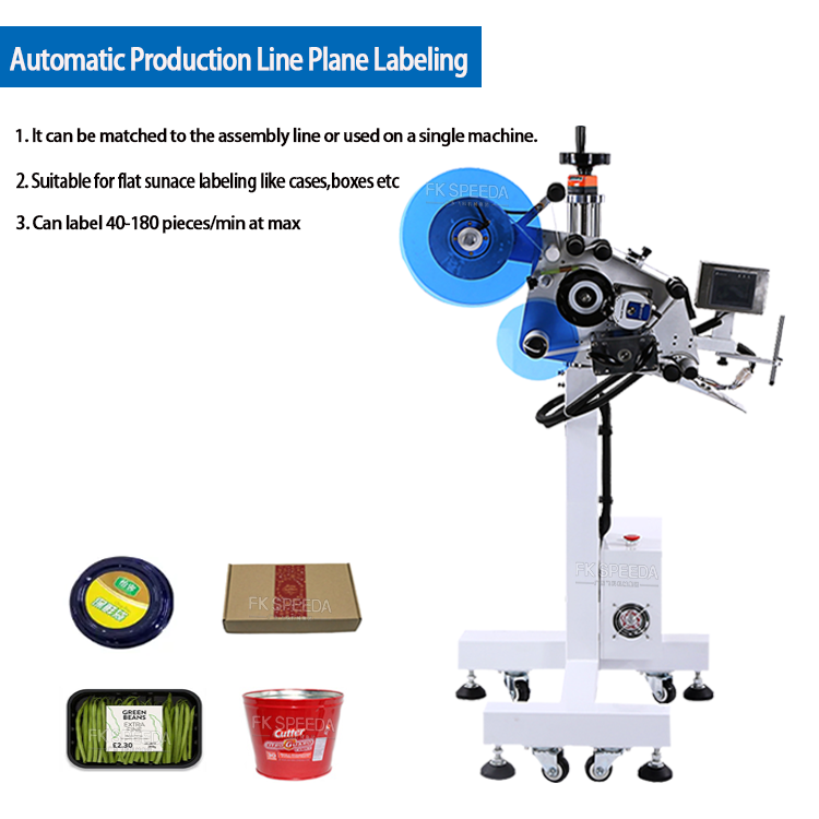 220 V/Hz Automatic High Speed Assembly Line Labeling Head for Flat Electronic Products