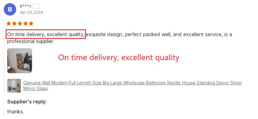 Best Modern Stylish Aluninium Alloy Frame Standing Floor Mirror for Bedroom Decoration