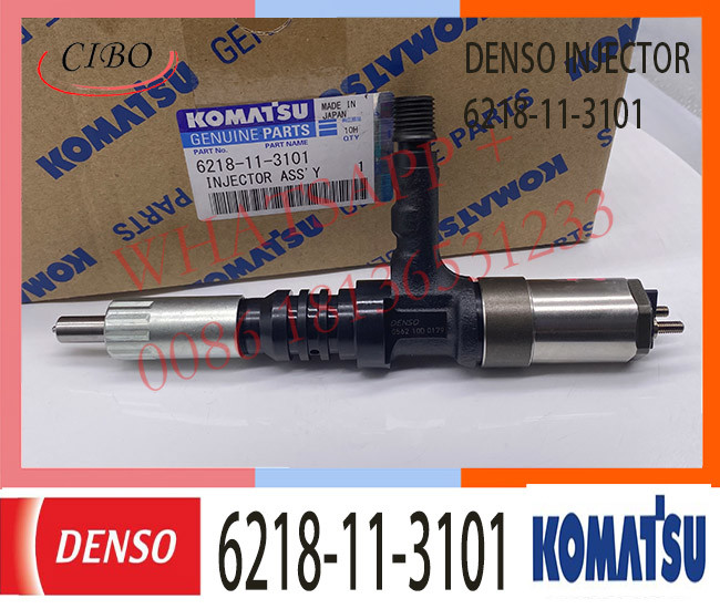 SA6D140E-3 6D140 Diesel Engine Injector 6218-11-3101 095000-0562 For KOMATSU