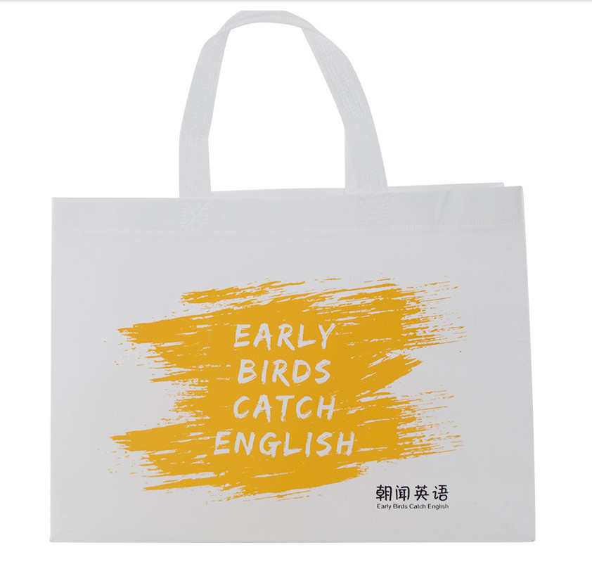 Spunbond Non Woven Bag Environmental Regeneration Foldable Customizable with Logo