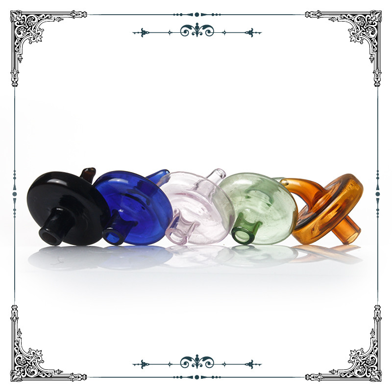 Small Colorful Caps Glass Accessories For Smoking Water Pipes