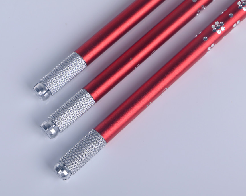 OEM Micro blade Hand Tool Eyebrow Tattoo Pen , 4 Colors Available Tattoo Drawing Pens