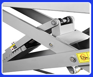 3500kg Super Thin Alignment Scissor Lift With Jack Elector Hydraulic Car Lift