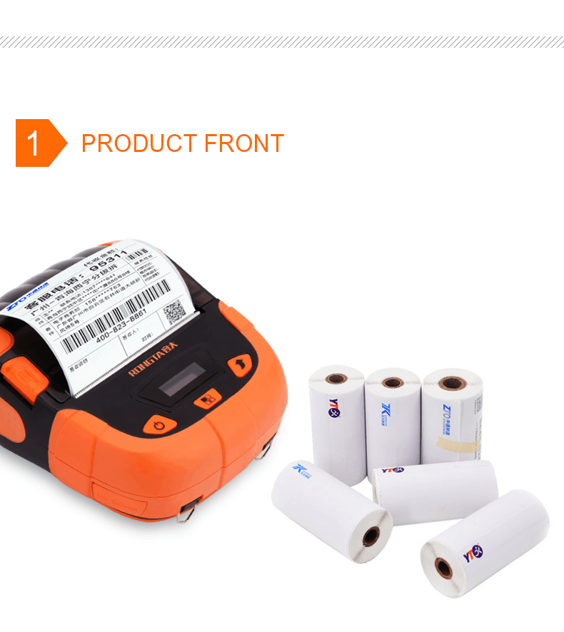 80mm Mini Portable Printer Handheld RPP320 For Label Printing And Barcode Printing