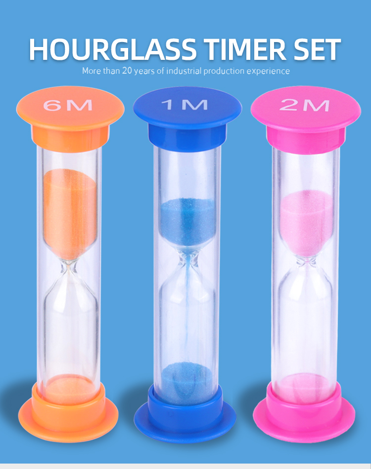 30 Second 1 2 3 Minute Hourglass Sand Timer Clock Custom Color