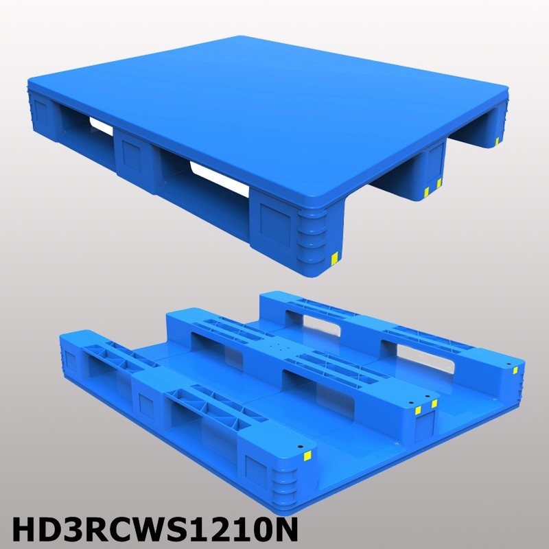 4 way Forklift entry standard size moved Warehouse Pallet Rack HDPE Material plastic pallet for sale