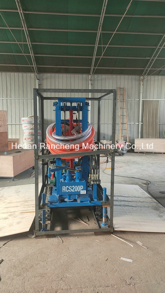 crawler type Portable Water Well Drilling Machine 150m Depth 1500mm Drill Length