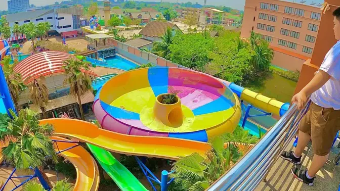 Commercial Space Bowl Slide Glassfiber 304 Stainless Steel Water Play Slide Family Raft Ride