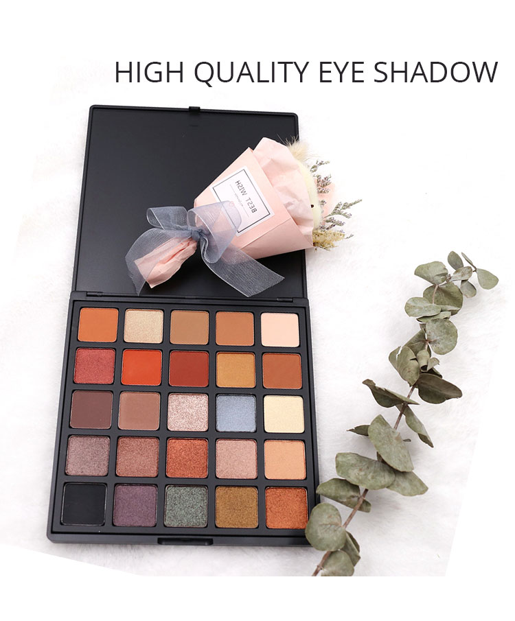 GMPC 25 Colors High Pigment Eyeshadow Custom Logo No Parabens