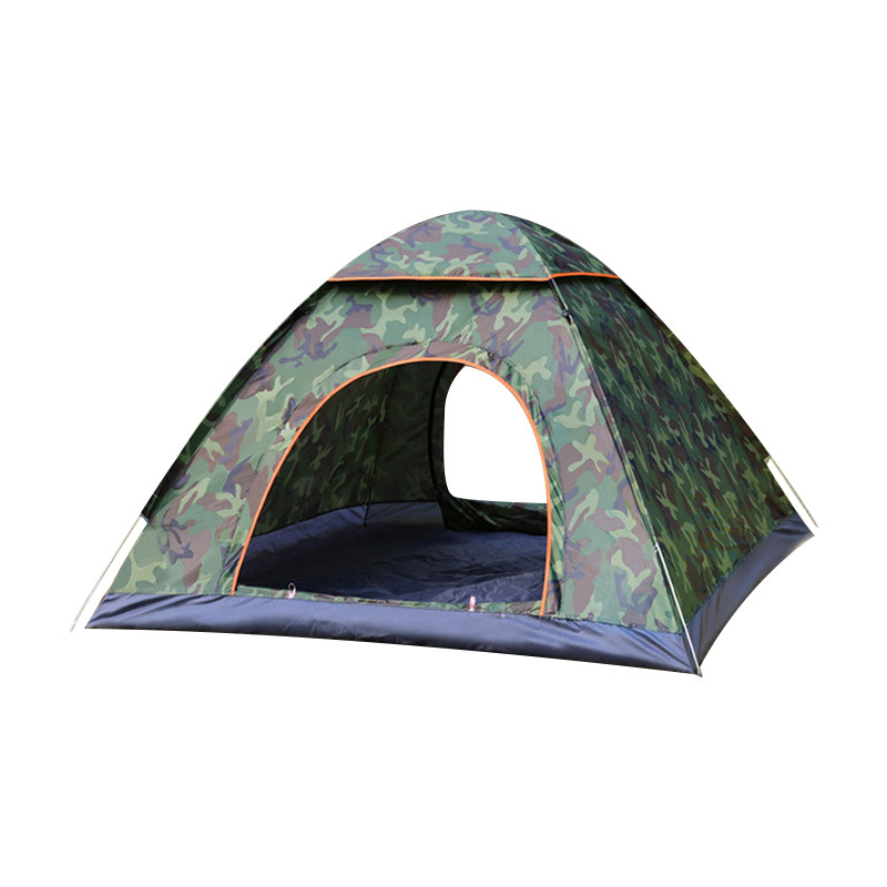 4 Person Pop Up Camping Tent 170T Polyester Waterproof Camping Tent 1.40kgs