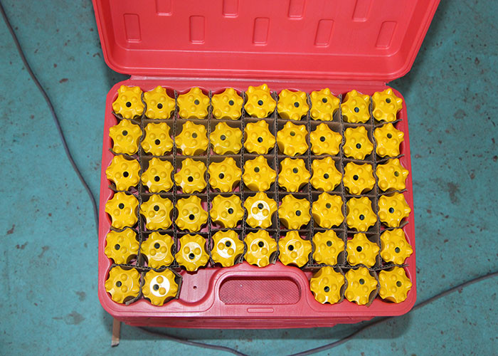 Rock Blasting Hole Tapered Button Bit 38mm 11 Degree for Construction Use