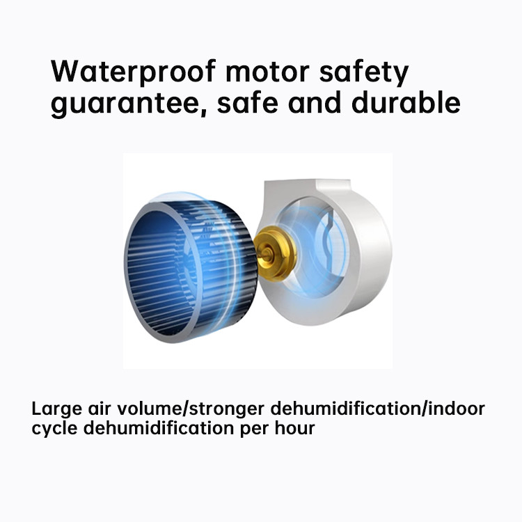 480L Commercial Dehumidifier High-efficiency Humidity Moisture Absorber Large Spaces Up To 500 M² With Drain Hose