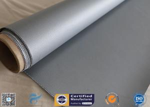 Buy cheap SGS Approved 510g Silicone Coated Fiberglass Fabric 18oz 0.45mm Silicone Sheet product