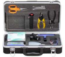 Fiber Optic Connector Termination Tool Kit , Mechanical Fiber Optic Splicing Tools