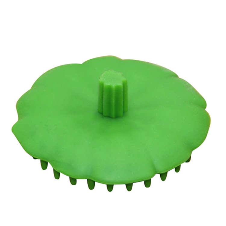 Easy To Use Silicone Face Brush , Angular Blush Silicone Face Scrubber