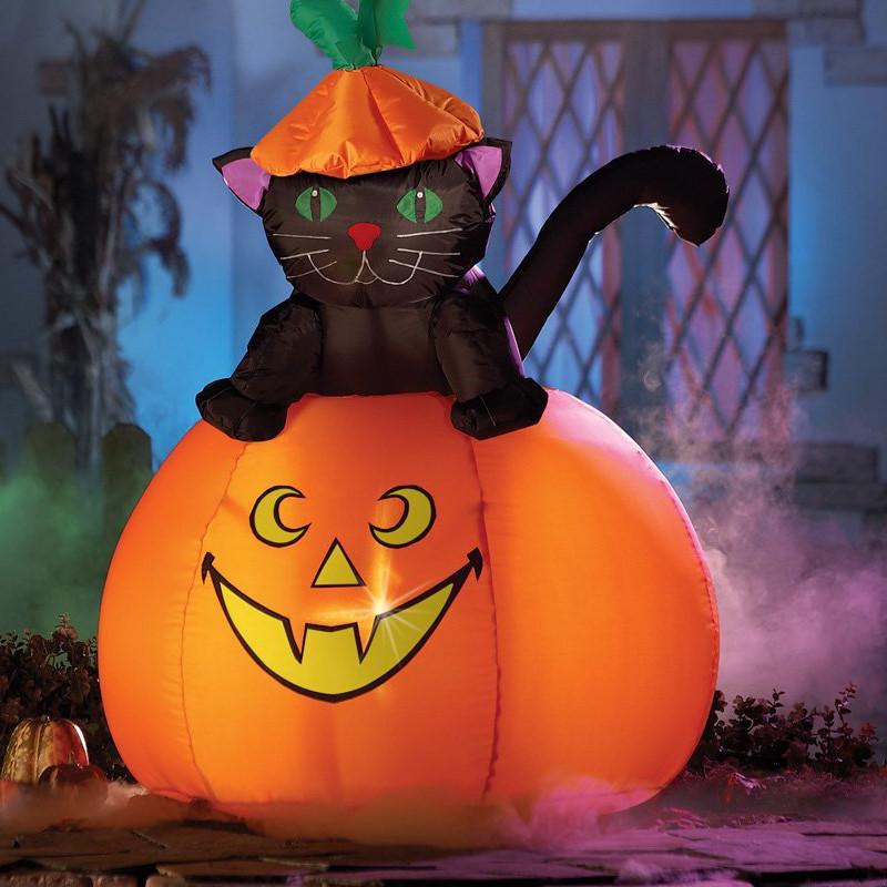 Most Special Decoration LED Inflatable Jack-O-Lantern , Custom Halloween Pumpkin Lamp