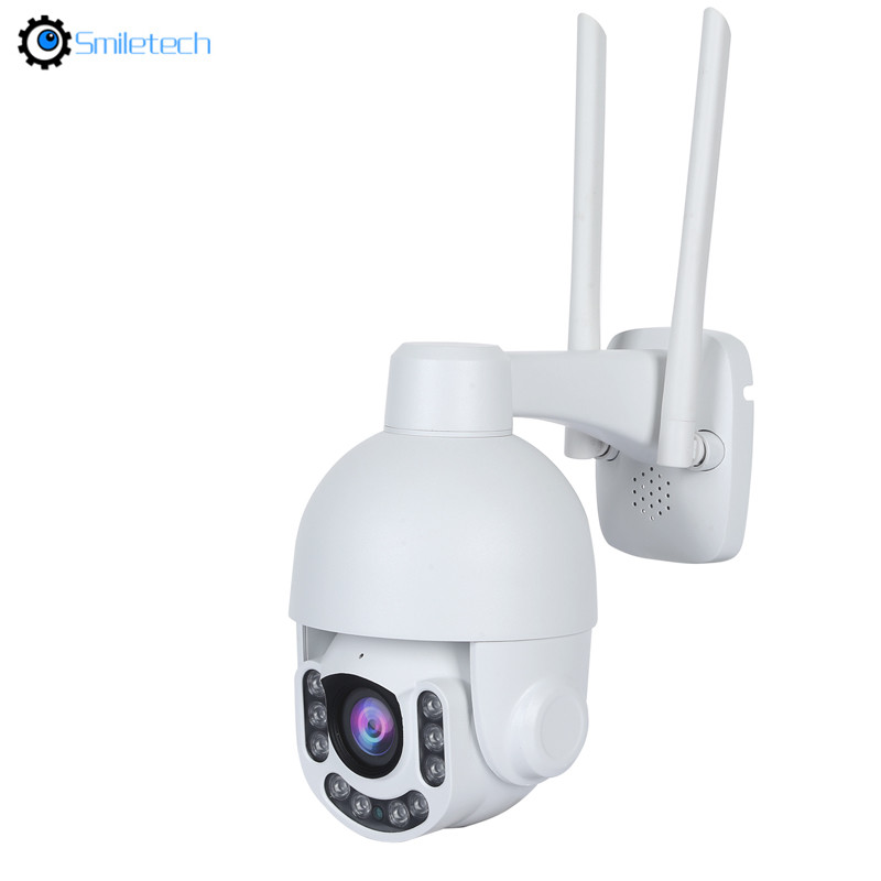 Outdoor solar 5MP 4G WIFI PTZ camera color night vision waterproof IP66 mini IR network 2MP speed dome