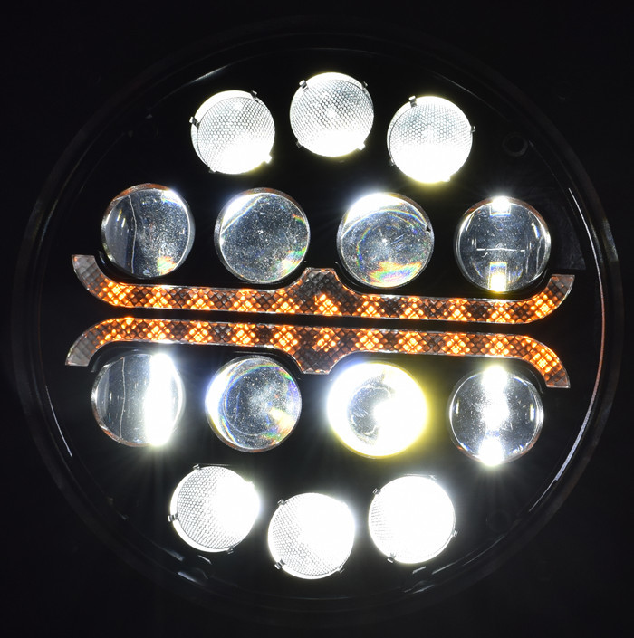 Round high power with Yellow Angle Eye led work lights 60W HCW-L60293 7D