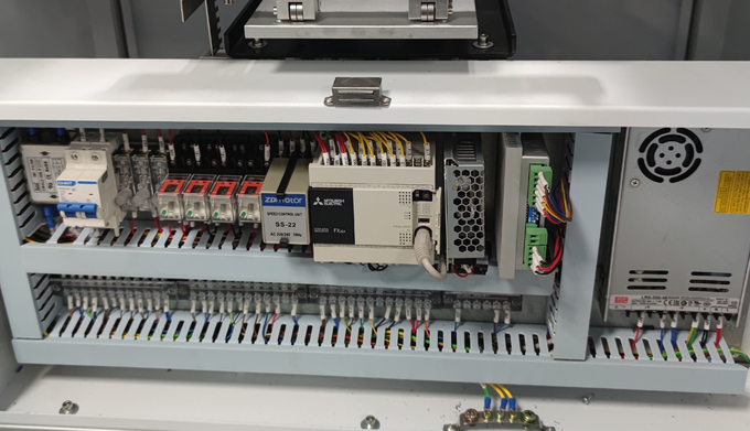 50*50~450*350mm PCB Reject Conveyor w/MITSUBISHI PLC Sick Sensor 4